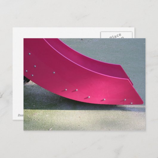 Speeltuin voor kinderen 28 Red Slide Briefkaart (Voorkant / Achterkant)