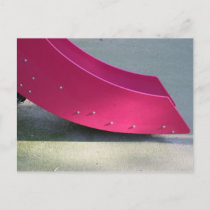 Speeltuin voor kinderen 28 Red Slide Briefkaart