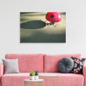 Speeltuin voor Kinderen 30 Ladybug schommelend Can Canvas Afdruk (Insitu (Woonkamer))