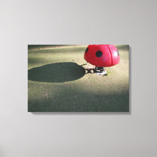 Speeltuin voor Kinderen 30 Ladybug schommelend Can Canvas Afdruk
