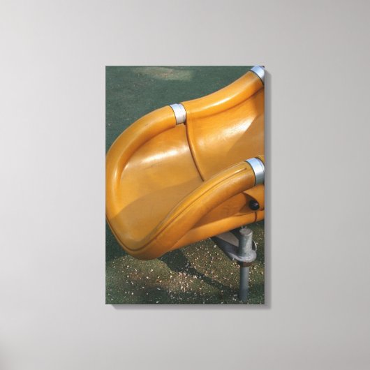 Speeltuin voor Kinderen 32 Gele Dia Canvas Afdruk (Voorkant)