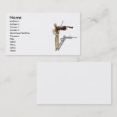 SpeelViolin081210, naam, adres 1, adres 2.. Visitekaartje (Voorkant / Achterkant)