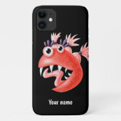 Speelvolle Whimsical Funny Creature Girl Name Case-Mate iPhone Case (Achterkant)