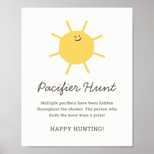 Speentjes Jacht Spel Bord voor Little Sunshine Poster (Voorkant)