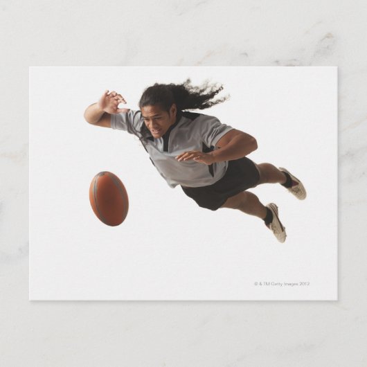 Speerbiefspeler voor mannen briefkaart (Voorkant)