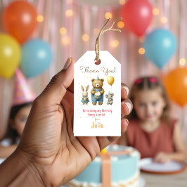 Speeriale verjaardagsfeestje cadeautag etiketten cadeaulabel