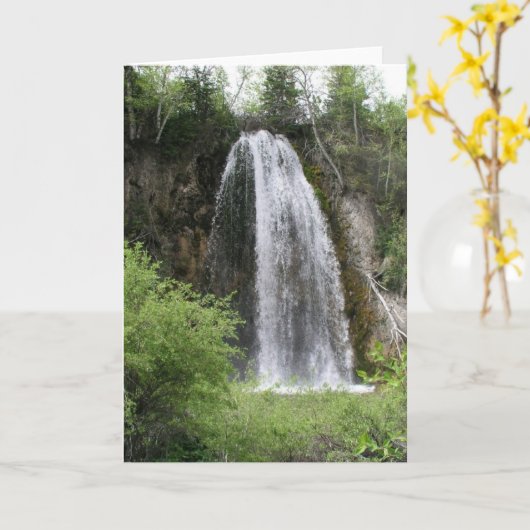 Speervis Herfsten Kaart (Gele Bloem)