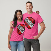 Speervissen Freediving met Diver Down Flag T-shirt (Unisex)