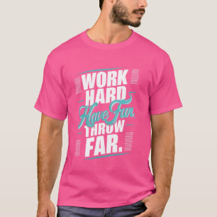Speerwerpen Atleet Sport Speerwerpen Track T-shirt