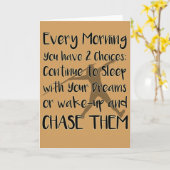 Speerwerpen Inspirerend Kaart (Gele Bloem)