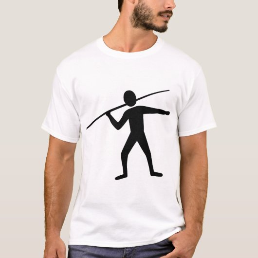 Speerwerper - Zwart T-shirt (Voorkant)