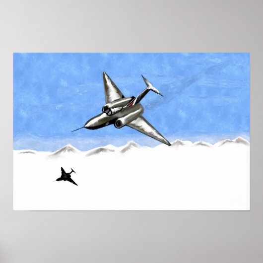 speerwerpschaduw poster (Voorkant)