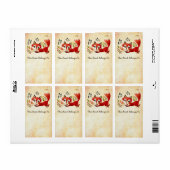 Speerzame Vos Ex-Libris Etiket (Full Sheet)