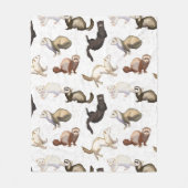 Speful Ferret Business Fleece Deken (Voorkant)