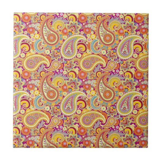 Speful Paisley Tegeltje (Voorkant)