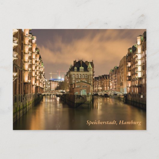 Speicherstadt, Hamburg Briefkaart (Voorkant)