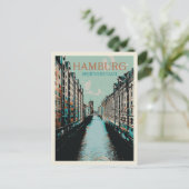 Speicherstadt Hamburg - Iconisch Warehouse Distric Briefkaart (Staand voorkant)