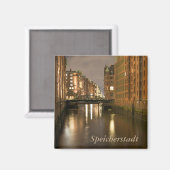 Speicherstadt Magneet (Voorkant / Achterkant)