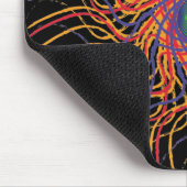 Speider eye/Black BG Mousepad Muismat (Hoek)