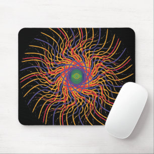 Speider eye/Black BG Mousepad Muismat