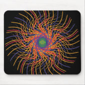 Speider eye/Black BG Mousepad Muismat (Voorkant)