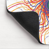 Speider eye/White BG Mousepad Muismat (Hoek)