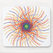 Speider eye/White BG Mousepad Muismat (Voorkant)