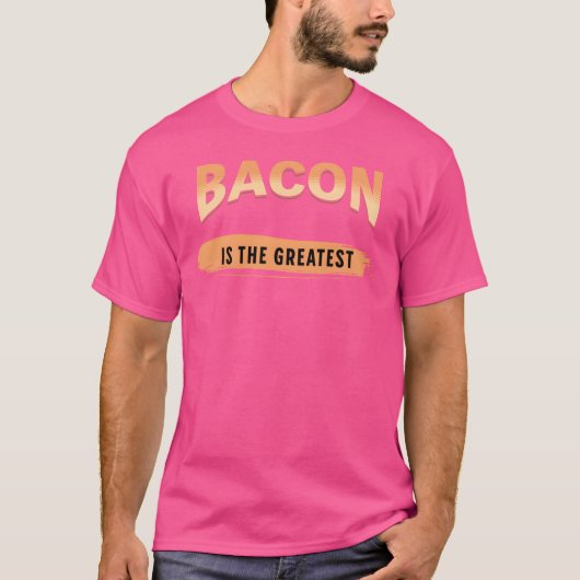 spek is het beste voedsel t-shirt (Voorkant)