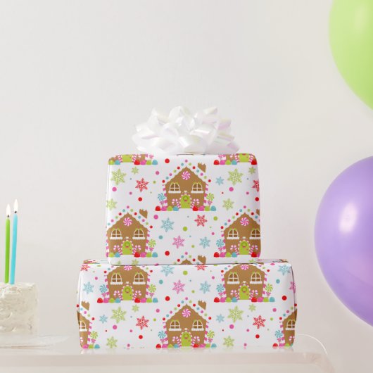 Spekhuisje – Whimsical Kerstontwerp Cadeaupapier (Feestgeschenken)