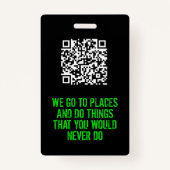 Spektral Krew Lanyard Badge (Achterkant)