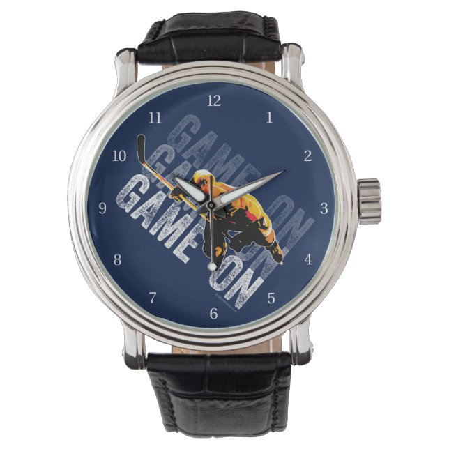 Spel aan (Hockey) Horloge (Voorkant)