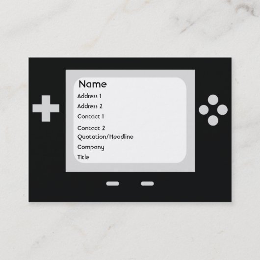 Spel - Chubby Visitekaartje (Voorkant)