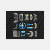 Spel Controle Alle Dingen Videogame 1 Fleece Deken (Voorkant (Horizontaal))