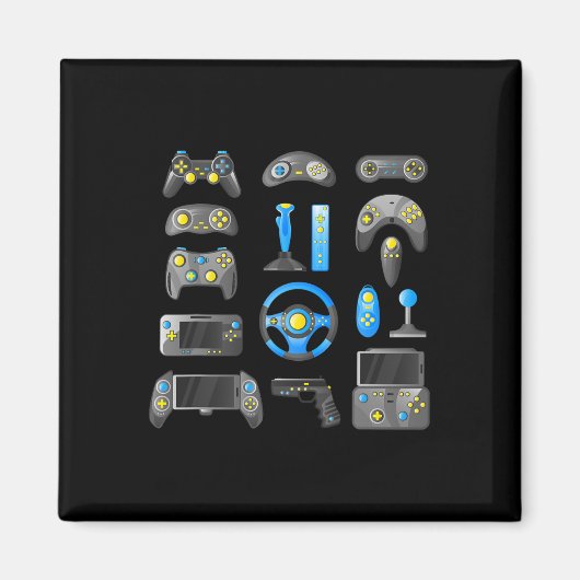 Spel Controle Alle Dingen Videogame 1 Magneet (Voorkant)
