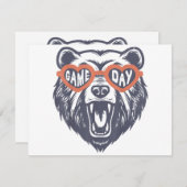 Spel Dag Beer Feestdagenkaart (Voorkant / Achterkant)