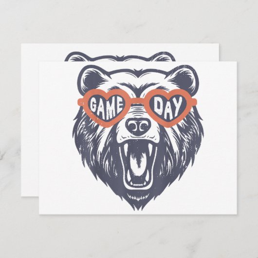 Spel Dag Beer  Feestdagenkaart (Voorkant / Achterkant)