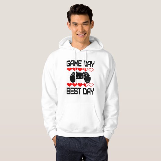 Spel Dag Beste Dag  Trui Hoodie (Voorkant volledig)