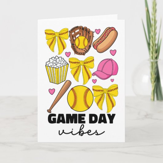 Spel Dag Sfeer Coquette Strik Softll Moeder Mama S Kaart (Voorkant)