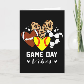 Spel Dag Sfeer Grappig Zachte Voetbal Moeder Hoor Kaart