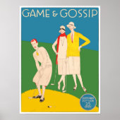  spel en roddel Golf afdrukken Poster (Voorkant)