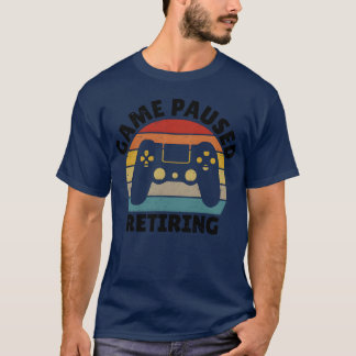 Spel Gepauzeerd Pensioencadeau T-shirt
