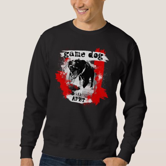 Spel Hond APBT Amerikaanse Pitbull Terrier Trui (Voorkant)