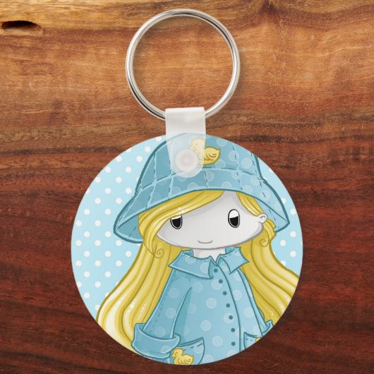 Spel in de regen sleutelhanger (Voorkant)