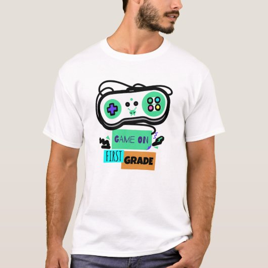 Spel in eerste graad - eerste dag van eerste graad t-shirt (Voorkant)