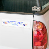 Spel in het Verkeer Bumpersticker (Op Truck)
