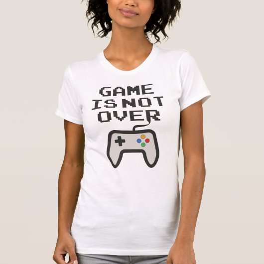 Spel is nog niet voorbij t-shirt (Voorkant)
