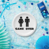 Spel is uit papieren bordje (Feest)