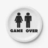 Spel is uit papieren bordje (Voorkant)