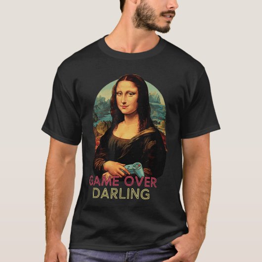 Spel is Voorbij Schatje Controller Gaming Kunst ca T-shirt (Voorkant)
