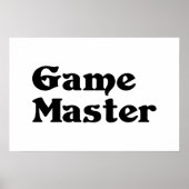 Spel Meester Poster (Voorkant)